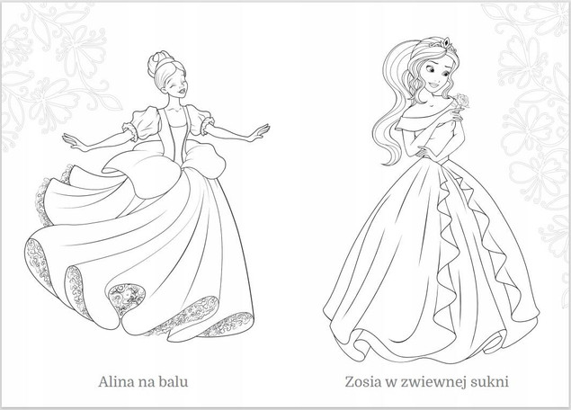 Maluszkowe malowanie. Królewny