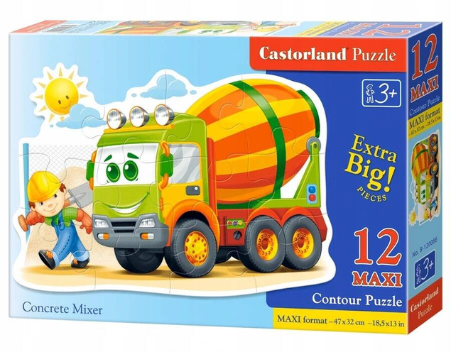 Castorland Puzzle 12 Maxi Betoniarka