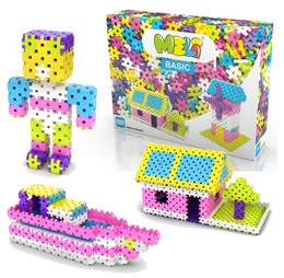 Meli Basic Pink - klocki konstrukcyjne 600 elementów (3+)