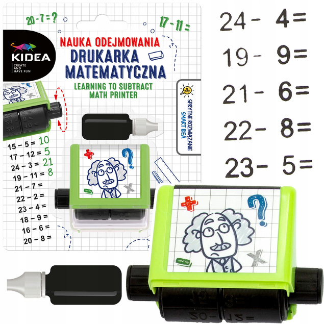 SZKOŁA DRUKARKA ODEJMOWANIE