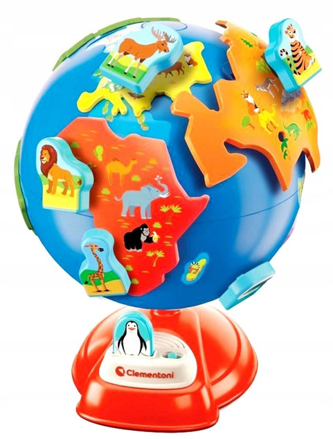 Interaktywny globus przedszkolaka