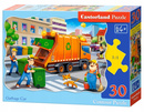 Puzzle 30 Układanka Dla Dzieci 4 Latka Auto ŚMIECIARKA Ciężarówka 4+ Castor