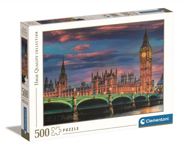 PUZZLE 500 HQ LONDYN MOST BIG BEN RZEKA WIDOK