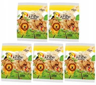 5x BIO Ania Herbatniki Jungle Mini ZOO Bez Cukru 500g