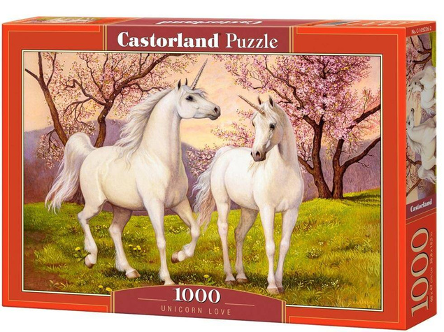 Puzzle 1000 Układanka Jednorożce KONIE Krajobraz Widok Obraz 9+ Castorland