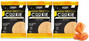 FRANK&OLI Ciastko Proteinowe SŁONY KARMEL Miękkie Bez Cukru 50g x3