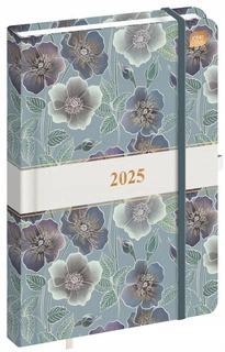 Kalendarz Książkowy Tygodniowy 2025 B5 192 BLUE ROSE Interdruk