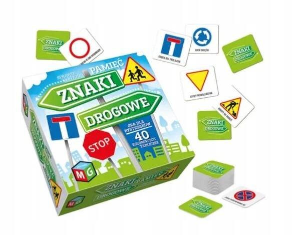 MG Gra edukacyjna Pamięć - Znaki drogowe