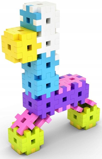 Meli Basic Pink - klocki konstrukcyjne 300 elementów