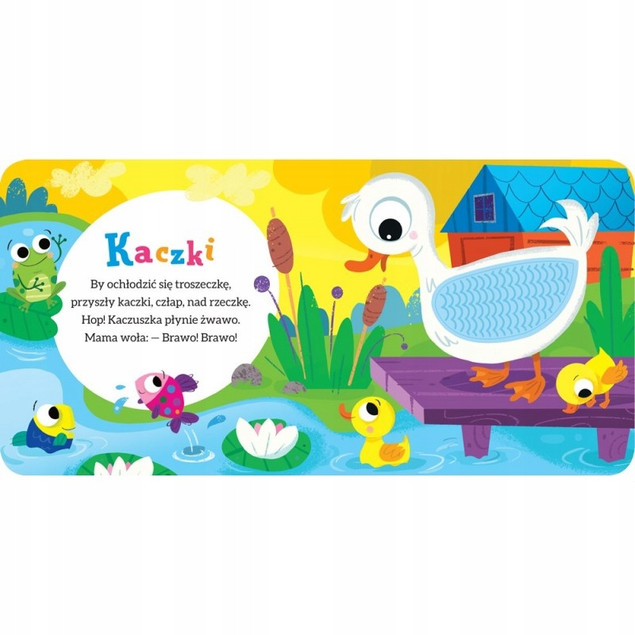 Baw się i dotknij. Na łące. Książeczka sensoryczna