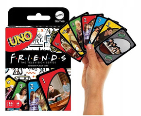 Gra Karciana Uno Karty PRZYJACIELE Friends 7+ Mattel