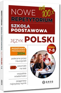 Nowe Repetytorium Szkoła Podstawowa JĘZYK POLSKI kl. 7-8 2025 Greg