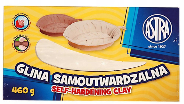Glina samoutwardzalna biała 460g ASTRA