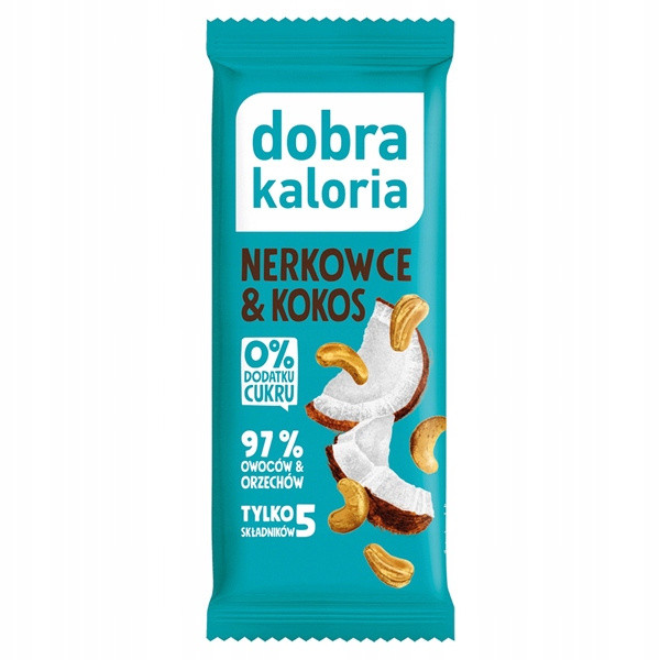 10x DOBRA KALORIA Zestaw Zdrowych Batonów Bez Cukru 10szt Mix Fit Przekąska