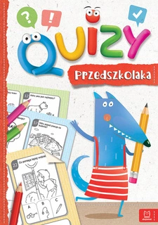 Quizy Przedszkolaka CZERWONE Łamigłówki Zadania 4+ Aksjomat 2960