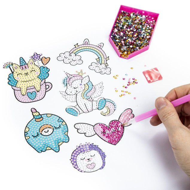 NAKLEJKI DIAMENTOWE Magiczny Świat HAFT DIAMENTOWY