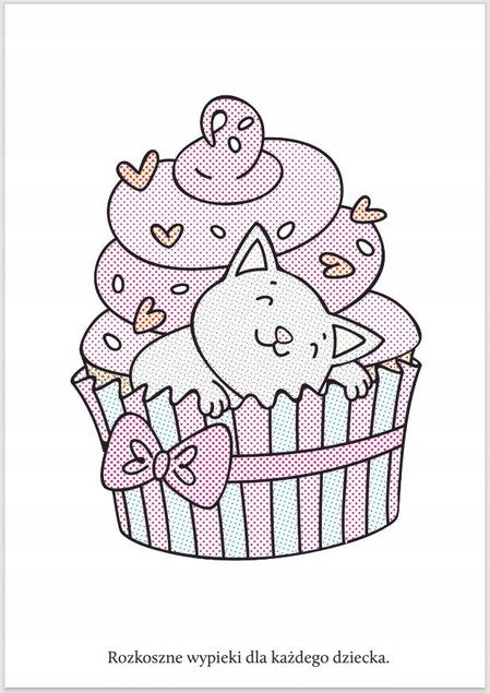 Malowanki wodne. Wyczaruj pyszne babeczki