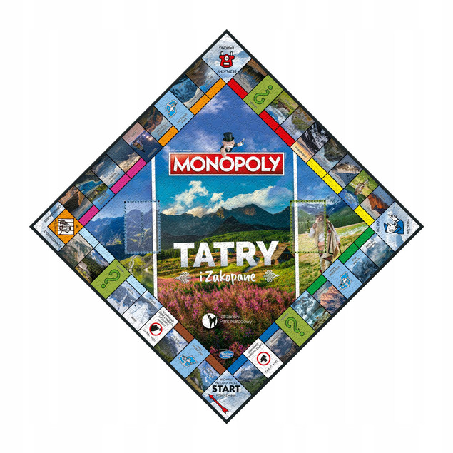 Puzzle 1000el Monopoly - Tatry i Zakopane WINNING MOVES