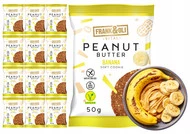 FRANK&OLI Ciastko Miękkie PASTA ORZECHOWA BANAN 50g x12