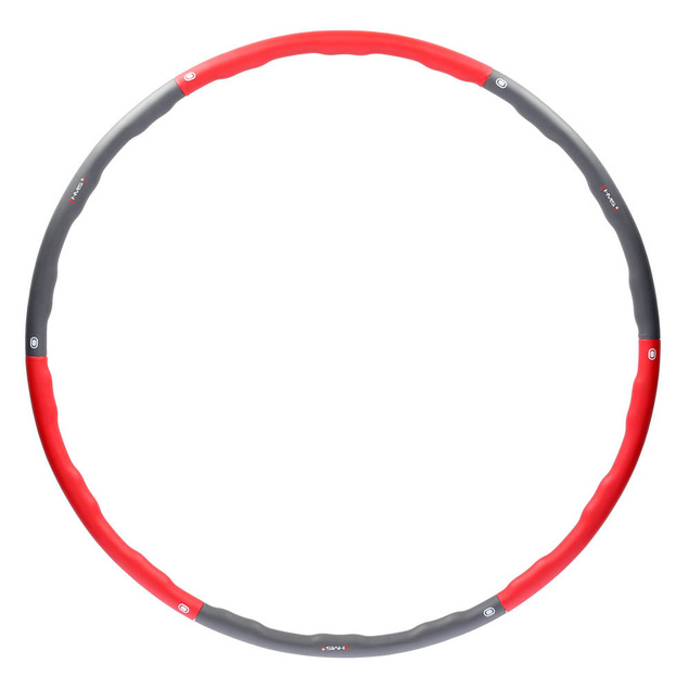 HHP002 RED-GREY HULA HOP 1,2KG 100CM HMS Outlet