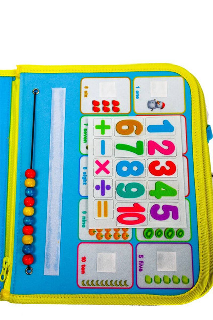 Tablica manipulacyjna MONTESSORI sensoryczna ZAMEK