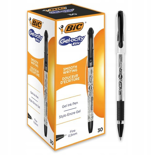 Długopis żelowy BIC Gel-ocity STIC 0,5mm czarny