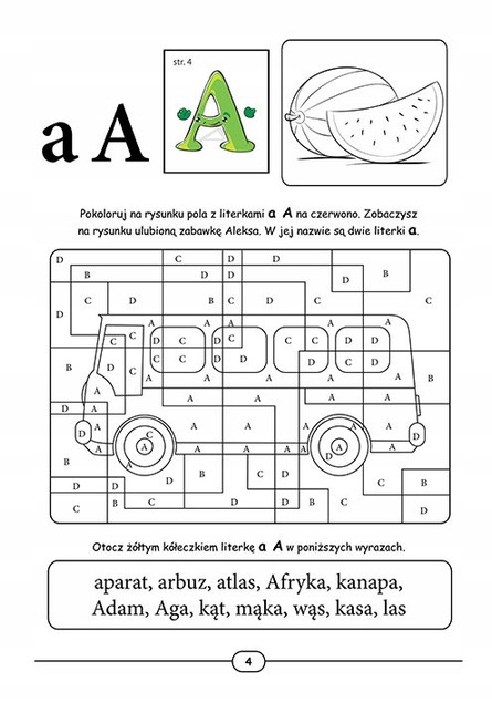 Czytanie metodą sylabową. Karty pracy