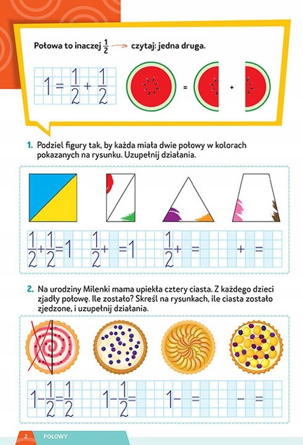 Matematyka SP 4 Karty pracy w szkole i w domu