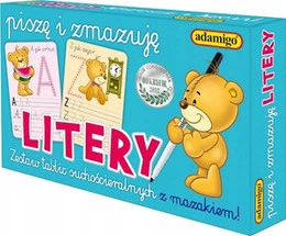 Nauka Pisania Piszę i Zmazuje Litery Adamigo 