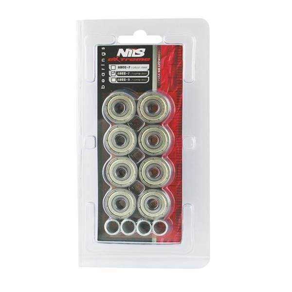 8x Łożysk Do Kółek Rolek ABEC-7 Chrome Zestaw