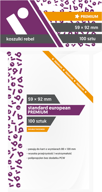 Koszulki Standard European Premium 59x92 (100szt)