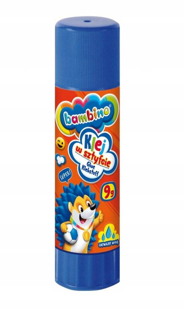 Bambino 24x9g Klej szkolny w sztyfcie Mini Zoo