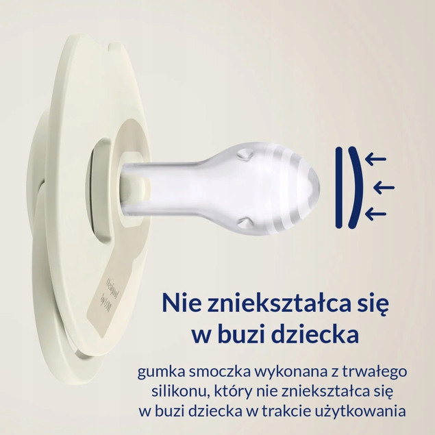 LOVI Smoczek Silikonowy DYNAMICZNY 2 szt. GLOW/BLUSH z Etui 6-18M+ 34/437
