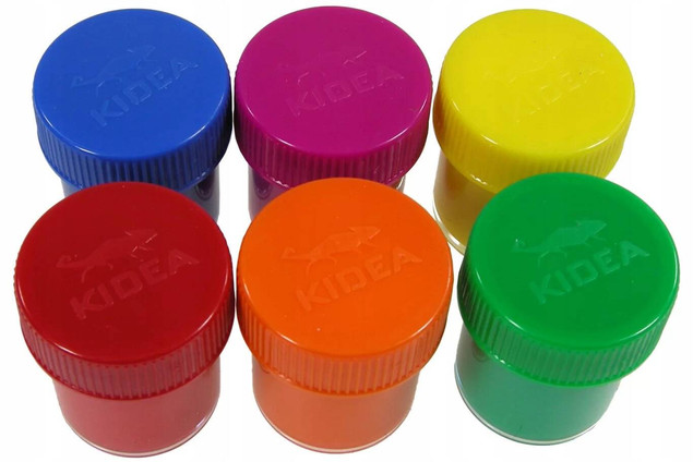 Farby plakatowe 12kol 20ml KIDEA DERFORM
