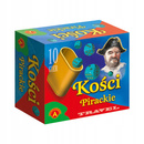 Kości Pirackie Wersja Travel 10 Gier Rodzinna Losowa 5+ Alexander 0320