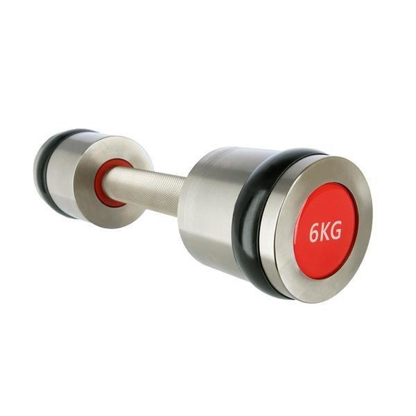 Hantle chromowane, radełkowane 2 x 6 KG HH06 HMS