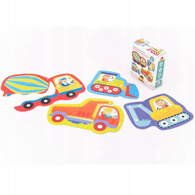 Puzzle Progresywne Pojazdy Na Budowie 22el. 2+ CzuCzu 32178