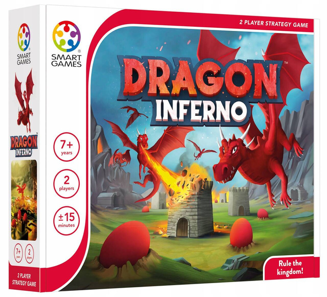 Smoczy Ogień Gra Strategiczna Dragon Inferno (ENG) 7+ Smart Games