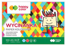 Blok Wycinanka A5 Papier KOLOR 10 Kart Happy Color