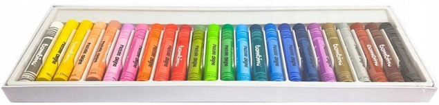 Pastele olejne 24kol. bambino MAJEWSKI