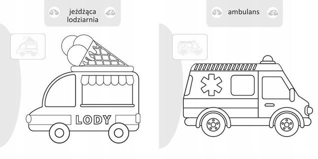 Malowanie-doklejanie. Pojazdy w mieście