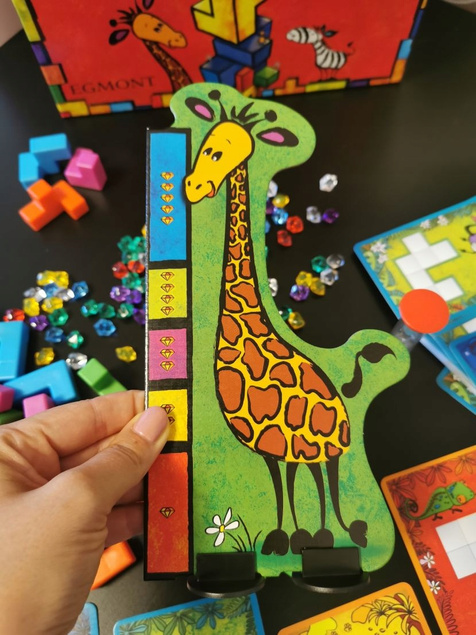 Ubongo Junior 3D Gra Planszowa Spostrzegawczość Logiczne Myślenie 5+ Egmont