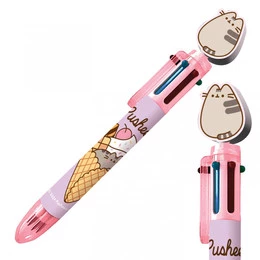 DŁUGOPIS PUSHEEN 6 kolorów Kot Kotek WIELOKOLOROWY BAMBINO mix wzorów