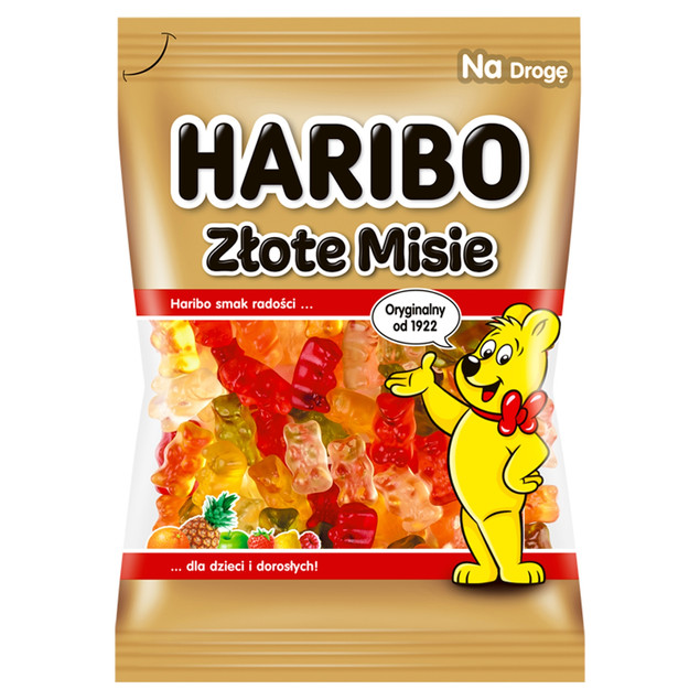Żelki HARIBO Złote MISIE ŻELKI Owocowe 100g