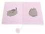 Pamiętnik Pluszowy Notes PUSHEEN + 3x Długopis Wymazywalny Kotek Majewski