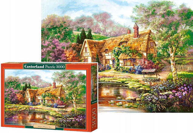 Puzzle 3000 Wilight At Woodgreen Pond Castorland