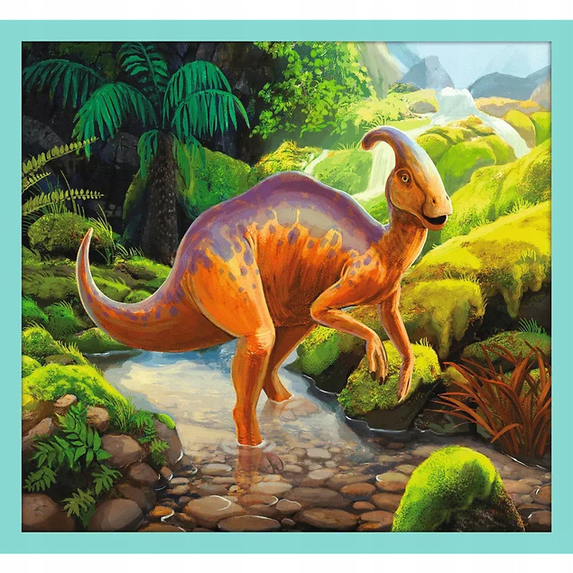 Puzzle 10w1 Układanka Gady DINOZAURY Prehistoryczne Świat 6+Trefl