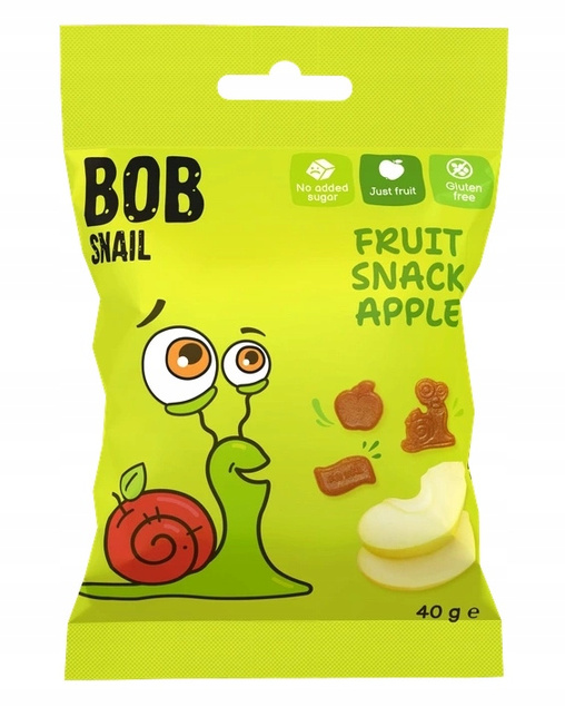 BOB SNAIL Żelki Owocowe MIX SMAKÓW Bez Dodatku Cukru 280g