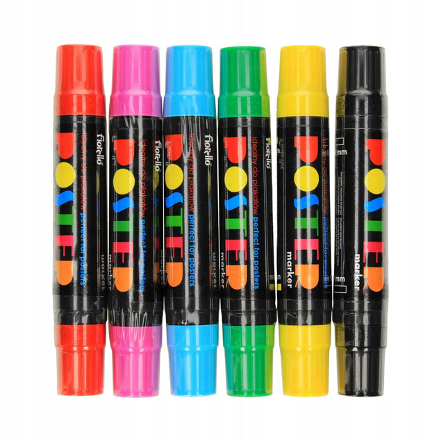 Marker Poster GR-1712K 6 kolorów FIORELLO