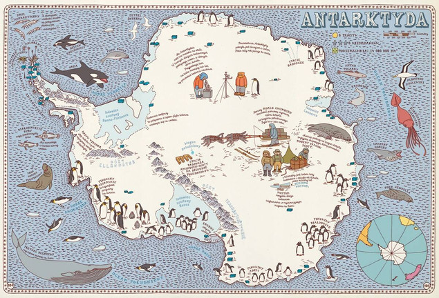 Mapy. Obrazkowa podróż po lądach, morzach...